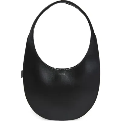 Coperni Swipe Leather Handbag In Black