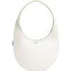 Coperni Double Gusset Swipe Bag - Leather - White In White