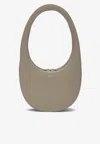 Coperni Swipe Leather Shoulder Bag In Beige