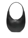 Coperni Women Medium Soft Swipe Leather Shoulder Bag In Black