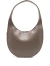 Coperni Swipe Leather Shoulder Bag In Brown