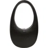 Coperni Swipe Leather Top Handle Bag In Black