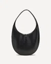 Coperni Women Medium Soft Swipe Leather Shoulder Bag In Black