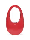 Coperni Gloss Mini Swipe Handbag In Red