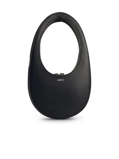 COPERNI COPERNI 'SWIPE' MINI BLACK LEATHER CROSSBODY BAG