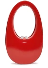 Coperni Tote Swipe Mini Aus Glas In Red