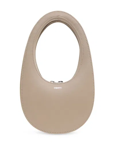 Coperni Swipe Mini Tote Bag In Neutrals