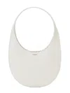 Coperni Double Gusset Swipe Bag - Leather - White