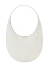 Coperni Double Gusset Swipe Bag - Leather - White