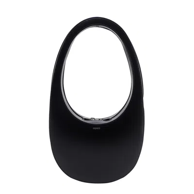 Coperni Swipe Shoulder Bag In Black
