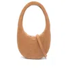 Coperni Suede Top Handle Shoulder Bag In Brown