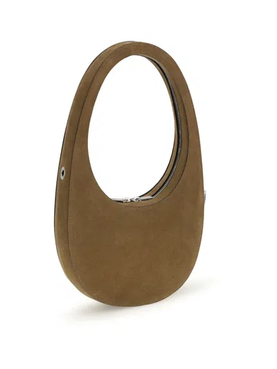 Coperni Swipe Shoulder Bag In Brown