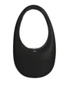 Coperni Leather Shoulder Bag With Croco Print In Negro