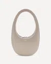 Coperni Swipe Leather Shoulder Bag In Sand