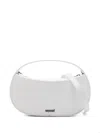 Coperni Women's Swipe Sound Mini Crocodile Effect Handbag In White