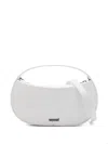 Coperni Croco Small Sound Swipe Handbag In White