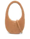 Coperni Swipe Suede Leather Crossbody Bag