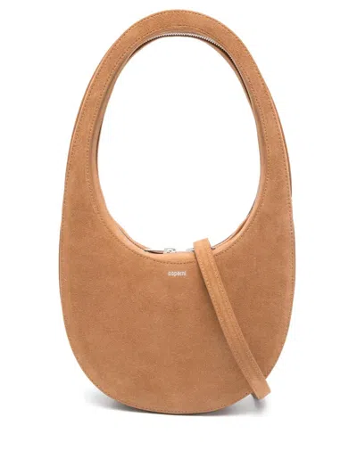 Coperni Swipe Suede Leather Crossbody Bag
