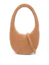 Coperni Women Swipe Suede Leather Crossbody Bag In Brown