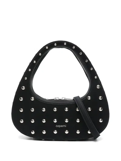 Coperni Swipe Tote Bag In Black