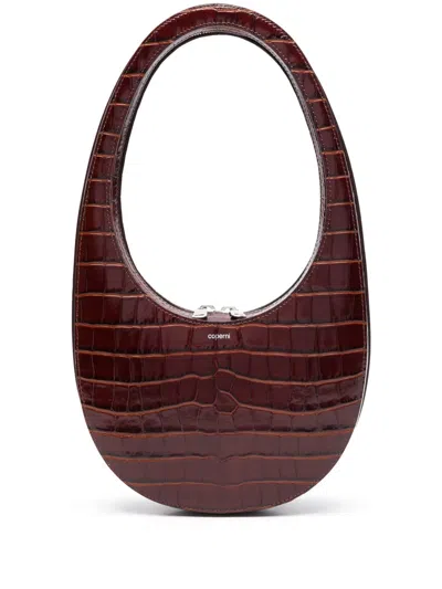 Coperni Swipe Tote Bag In Braun