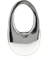 Coperni Mini Swipe Tote Bag In Silver