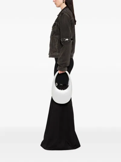 Coperni Swipe Tote Bag In White