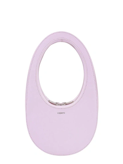 Coperni Swipe Zip-up Mini Top Handle Bag In Pink