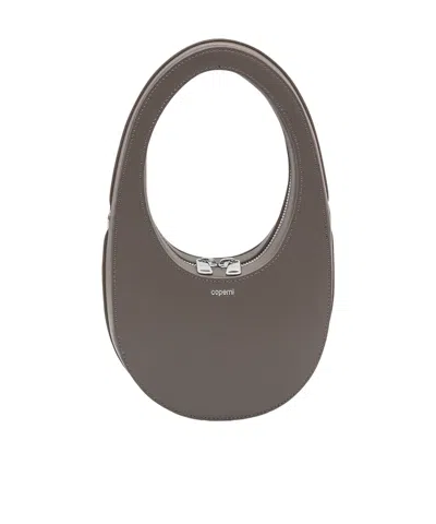 Coperni Swipe Zipped Mini Shoulder Bag In Black