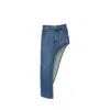 Coperni Blue Skirt With Logo Patch On The Rear And Diagonal One-leg Cut In Denim Woman In Blue