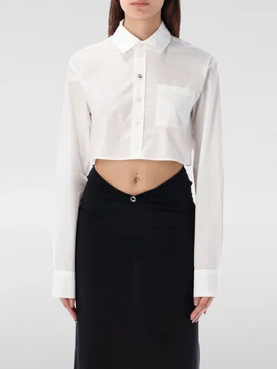 Coperni Cropped Shirt Shirts White