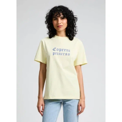 Coperni T-shirt En Coton In Yellow