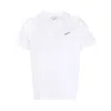 Coperni Crew Neck Short Sleeve Basic Top In White