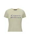 Coperni Fitted T-shirt With Playful Graphic And Round Neckline