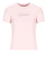Coperni Crew Neck Fitted Silhouette Short Sleeves In Pink