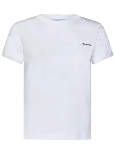 Coperni Classic Fit Cotton T-shirt With Subtle Logo In Black