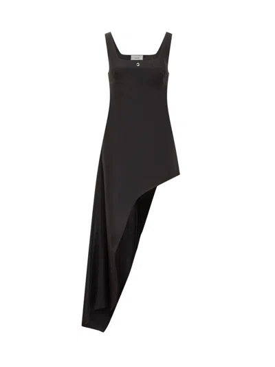 Coperni Tail Dress With A Leg In Black