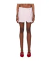 Coperni Virgin Wool Miniskirt In Brown
