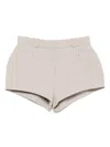 Coperni Tailored Mini Shorts In Neutral
