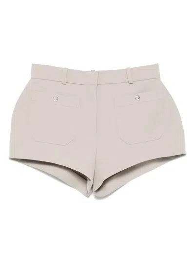 Coperni Tailored Mini Shorts In Neutral