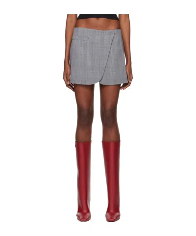 COPERNI TAILORED VIRGIN WOOL WRAP MINISKIRT