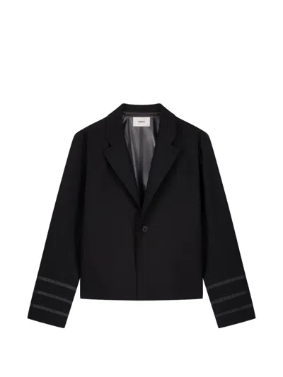 Coperni Tailored V-neck Jacket In Black