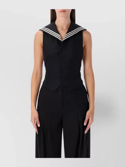 COPERNI TAILORED VEST SAILOR COLLAR