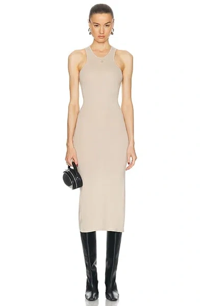 Coperni Tank Top Dress In Beige