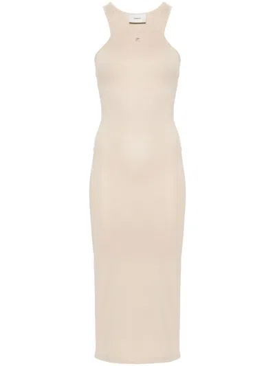 Coperni Tank Top Midi Dress In 中性色