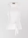 Coperni Distressed Rose Rib Tank Top