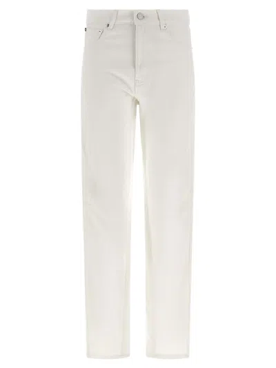 Coperni Embellished High-rise Straight-leg Jeans In White