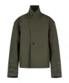 Coperni 'technical' Green Wool Blend Jacket In Green