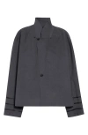 Coperni Technical Tailored Jacket In Gray