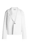 Coperni Technical Tailored Jacket In White